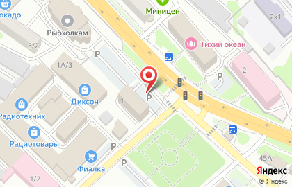 Магазин печатной продукции Пресса в Петропавловске-Камчатском на карте