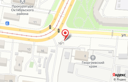 Салон цветов Крона на Боевой улице на карте