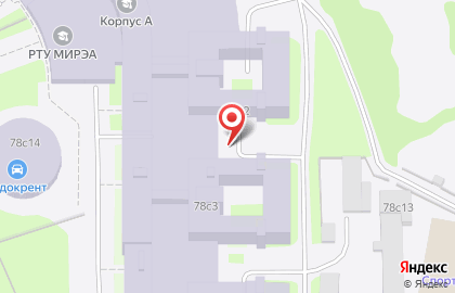 МГТУ МИРЭА, Московский государственный технический университет радиотехники, электроники и автоматики на карте