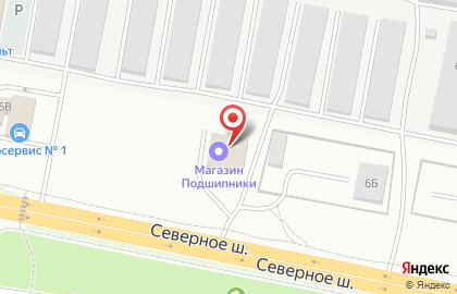 Торгово-сервисный центр Технополис на Северном шоссе на карте