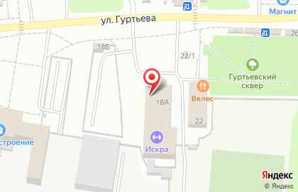 Бассейн Искра в Ленинском районе на карте