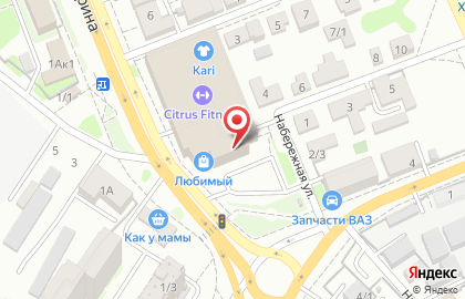 Фирменный магазин кондитерских изделий Славянка в Ленинском районе на карте