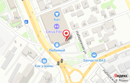 Супермаркет цифровой и бытовой техники DNS в Ленинском районе на карте