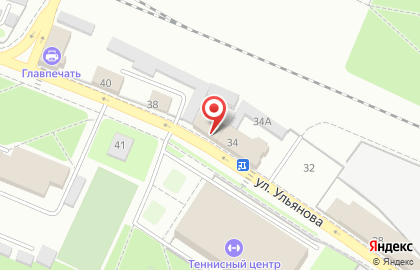 Торгово-монтажная компания Велес на улице Ульянова на карте
