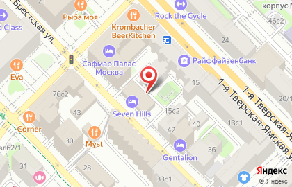 EVO-тур на 1-й Брестской улице на карте