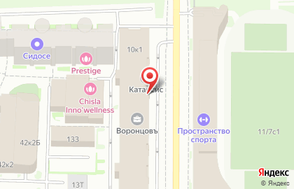 Научно-производственная компания Катарсис в Петроградском районе на карте