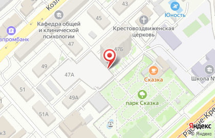 Торгово-монтажная компания Конфидента в Ворошиловском районе на карте