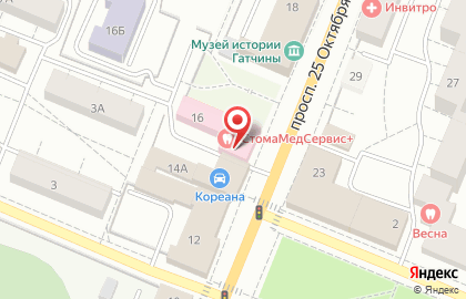 ​Многопрофильный медицинский центр СтомаМедСервис на улице Достоевского на карте