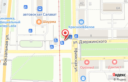 Магазин овощей и фруктов на Уфимской улице на карте