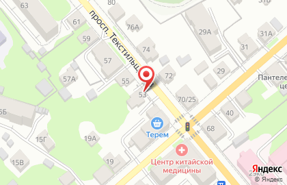 Торговая компания Защита на проспекте Текстильщиков на карте