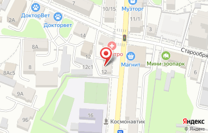 Компания ВЕДИ.кадастр на улице Луначарского на карте