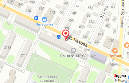 Киоск овощей и фруктов в Ростове-на-Дону на карте