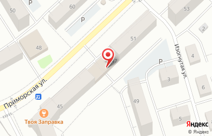 Салон красоты Восторг на Приморской улице на карте