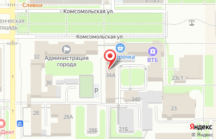 Туристическое агентство Моя планета на Комсомольской на карте
