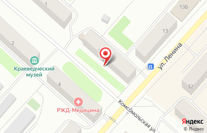 Аптека на Комсомольской на карте