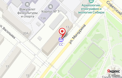 Производственно-торговая компания Промэкс на улице Мичурина на карте