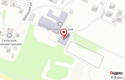 Белочка, пос. Октябрьский на Школьной улице на карте