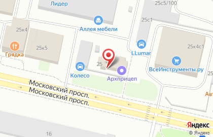 ГрандАвто на Московском проспекте на карте