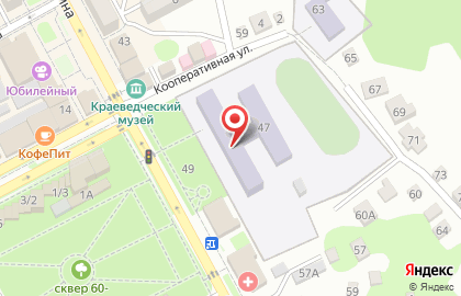 Лицей №1, Мбоу на улице Ленина на карте
