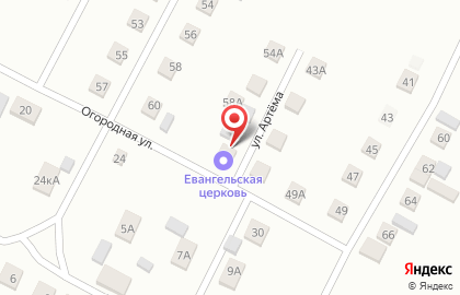Церковь Евангельских Христиан-Баптистов в Орджоникидзевском районе на карте