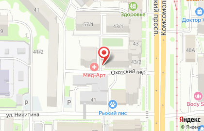 Велл на Комсомольском проспекте на карте