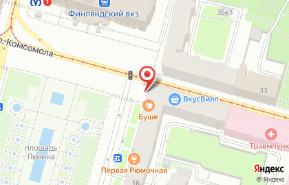 Терминал МТС банк в Калининском районе на карте