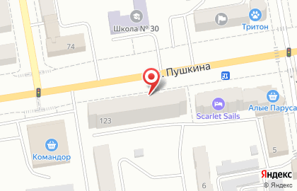 Натали на улице Пушкина на карте