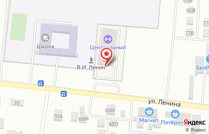 Физкультурно-оздоровительный комплекс Центральный на улице Ленина на карте