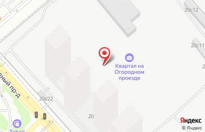 Фабрика потолков Профит в Огородном проезде на карте