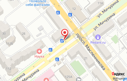 Магазин Горилка на проспекте Масленникова на карте