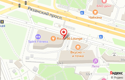 Суши-бар СушиСтор в ТЦ Рязанский на карте