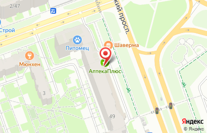 Магазин Северрыба на Октябрьском проспекте на карте