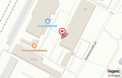 Торговый центр Коробейник в Ленинск-Кузнецком на карте