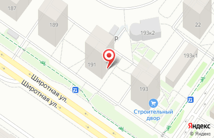 Пекарня ХлебоFF на Широтной улице на карте