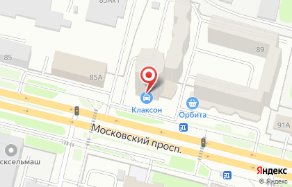 Магазин автотоваров Клаксон на Московском проспекте на карте