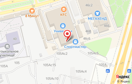 Магазин спортивных товаров Спортмастер на Русской улице на карте