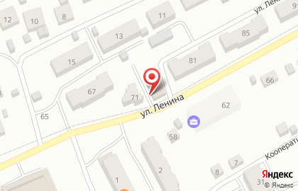 Пекарня Хлебико на улице Ленина на карте