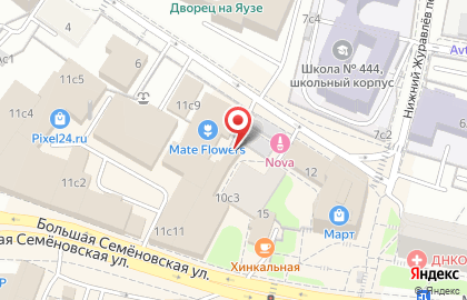 Служба экспресс-доставки Postburo на площади Журавлёва на карте