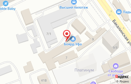 Торгово-производственная компания Боярд-Уфа на Бакалинской улице на карте