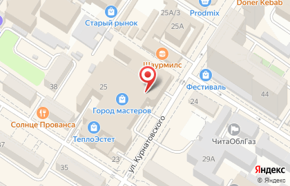 Магазин стальных дверей на улице Курнатовского на карте