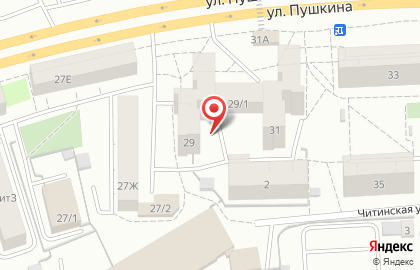 Общежитие, ТГАСУ на улице Пушкина на карте