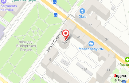 Служба экспресс-доставки Pony Express на Крепостной улице на карте