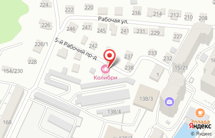 Сауна Колибри в Фрунзенском районе на карте