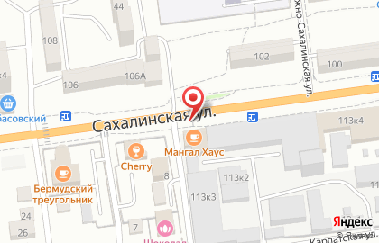 Статус на Сахалинской улице на карте