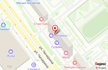 Нотариус Ярославцева С.В. в Калининском районе на карте