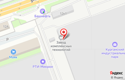 Курганский индустриальный парк на карте