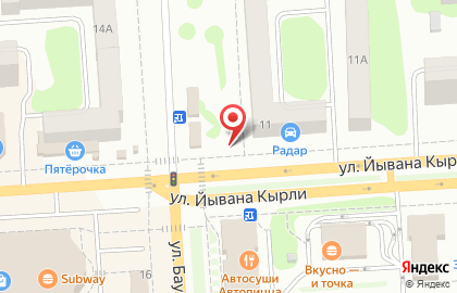 Магазин и киоск булочно-кондитерских изделий Булко на улице Баумана на карте