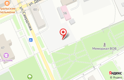 Централизованная клубная система на улице Свердлова на карте
