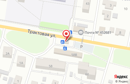 Мясной дворик на Трактовой улице на карте
