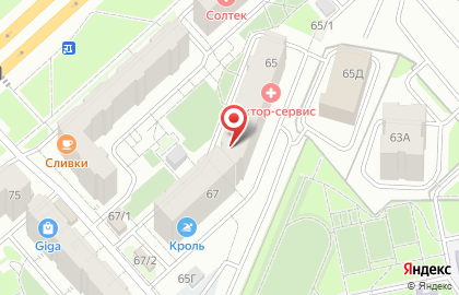 Мини-маркет Новый в Советском районе на карте